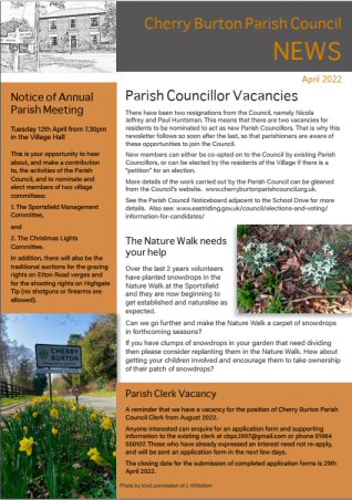 Parish Council Village News